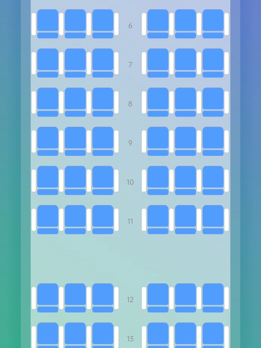 空客330商务舱座位图图片