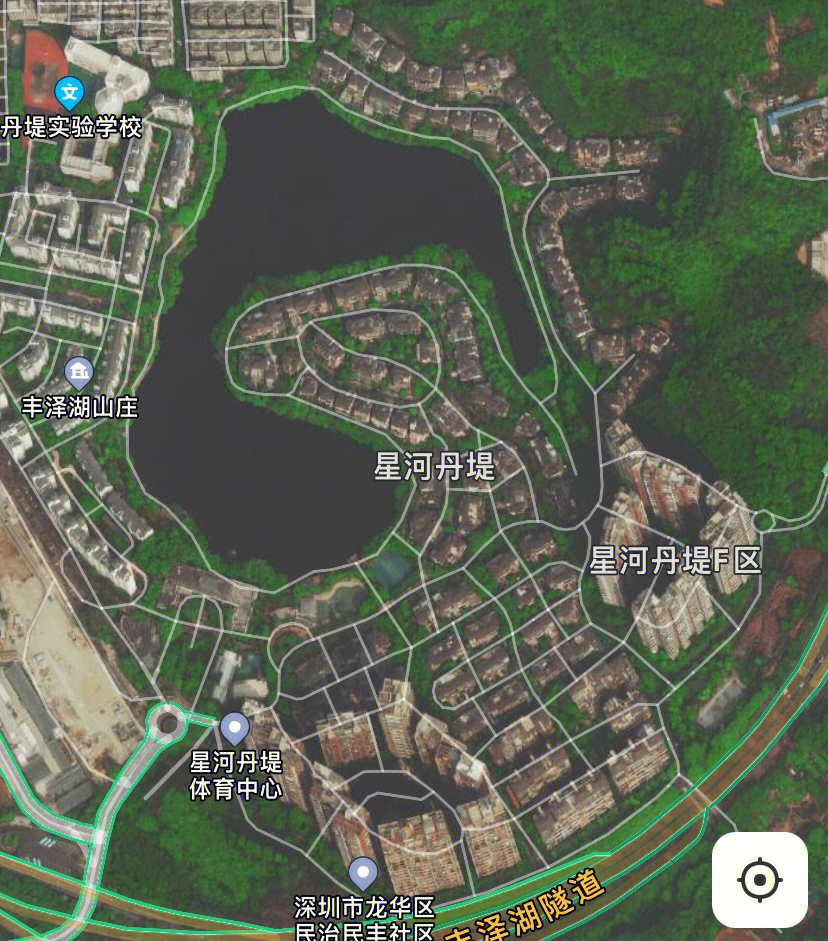丰泽湖山庄的风水图片
