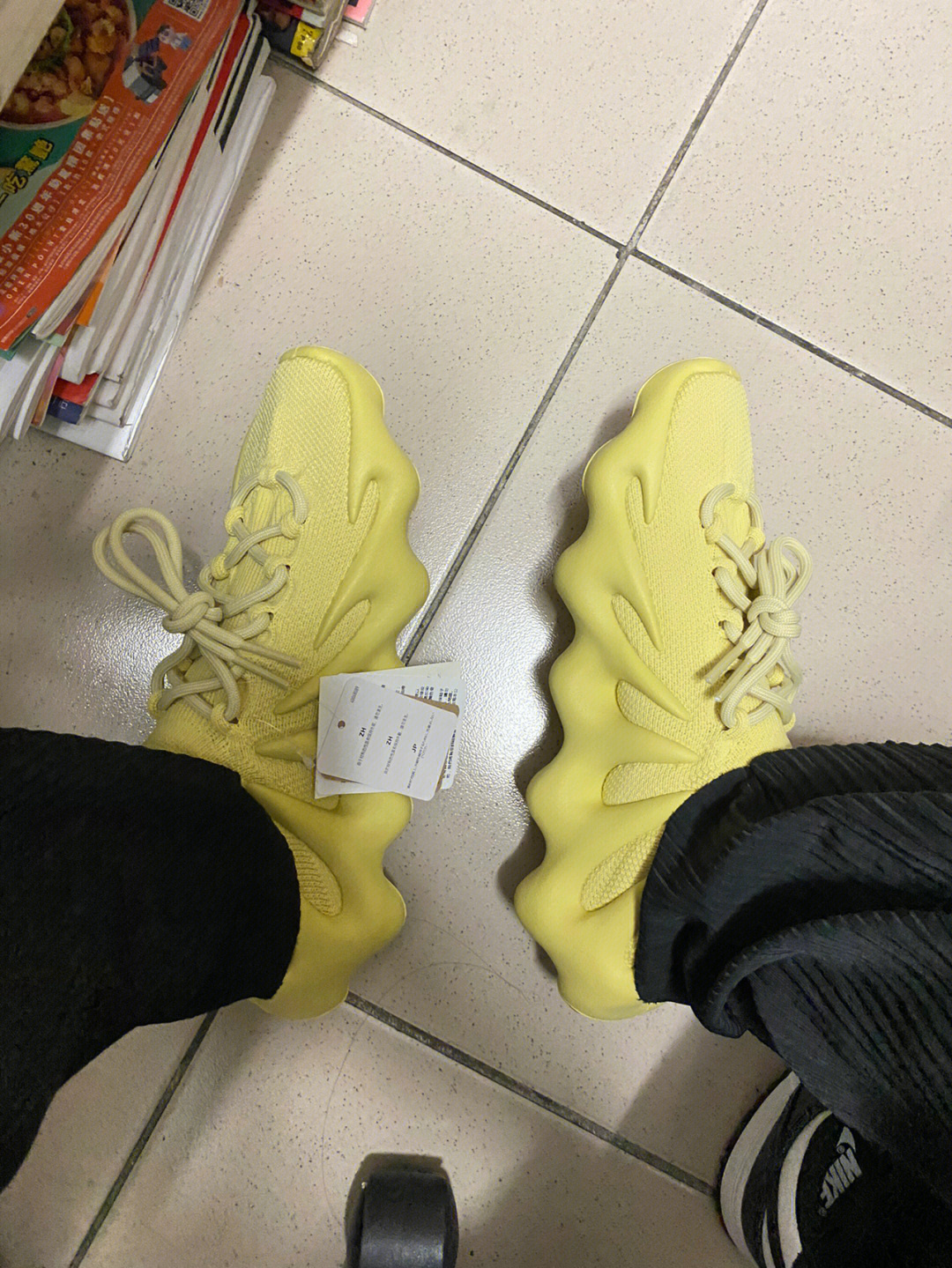 yeezy450sulfur饺子鞋到货啦