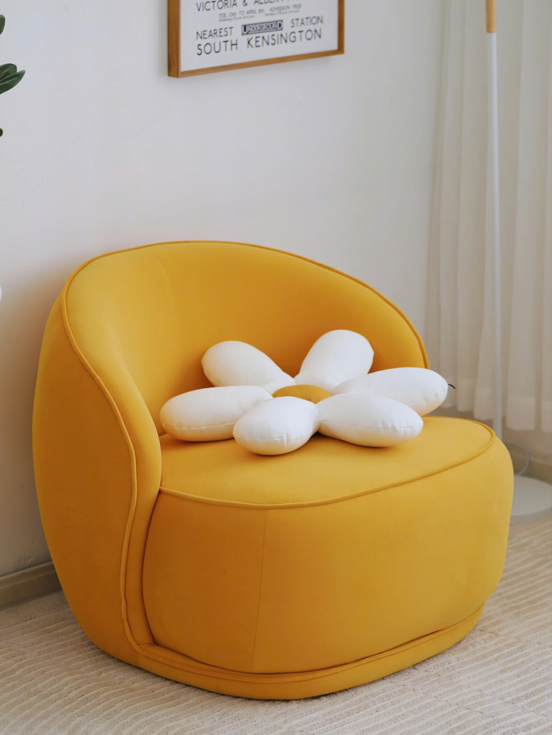 黄色系的可爱小沙发超软fu