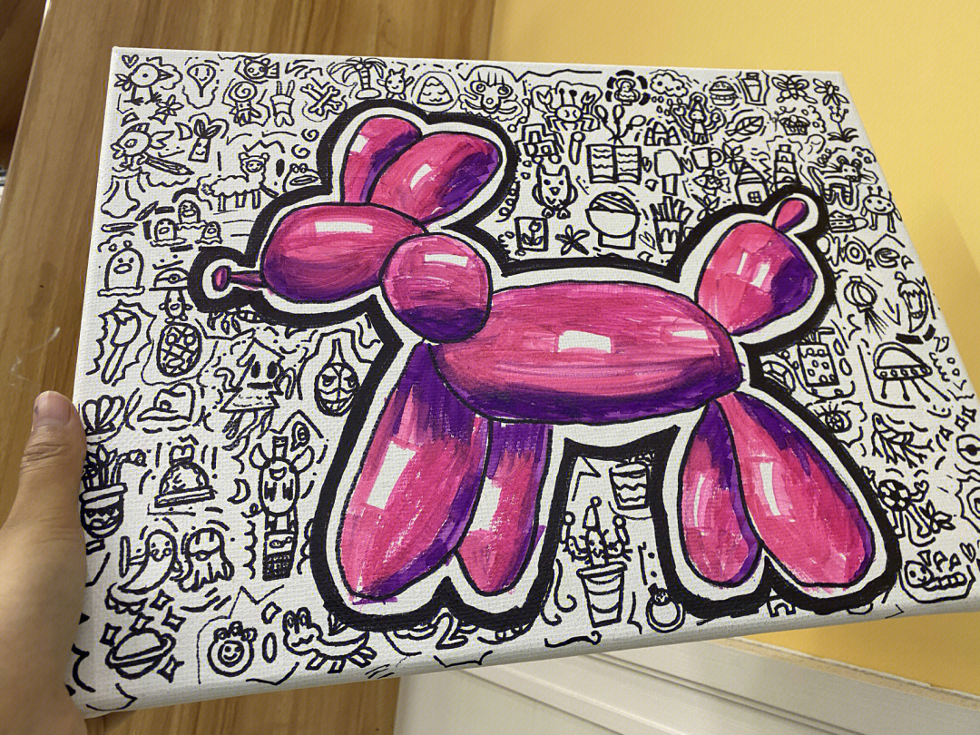 气球狗涂鸦