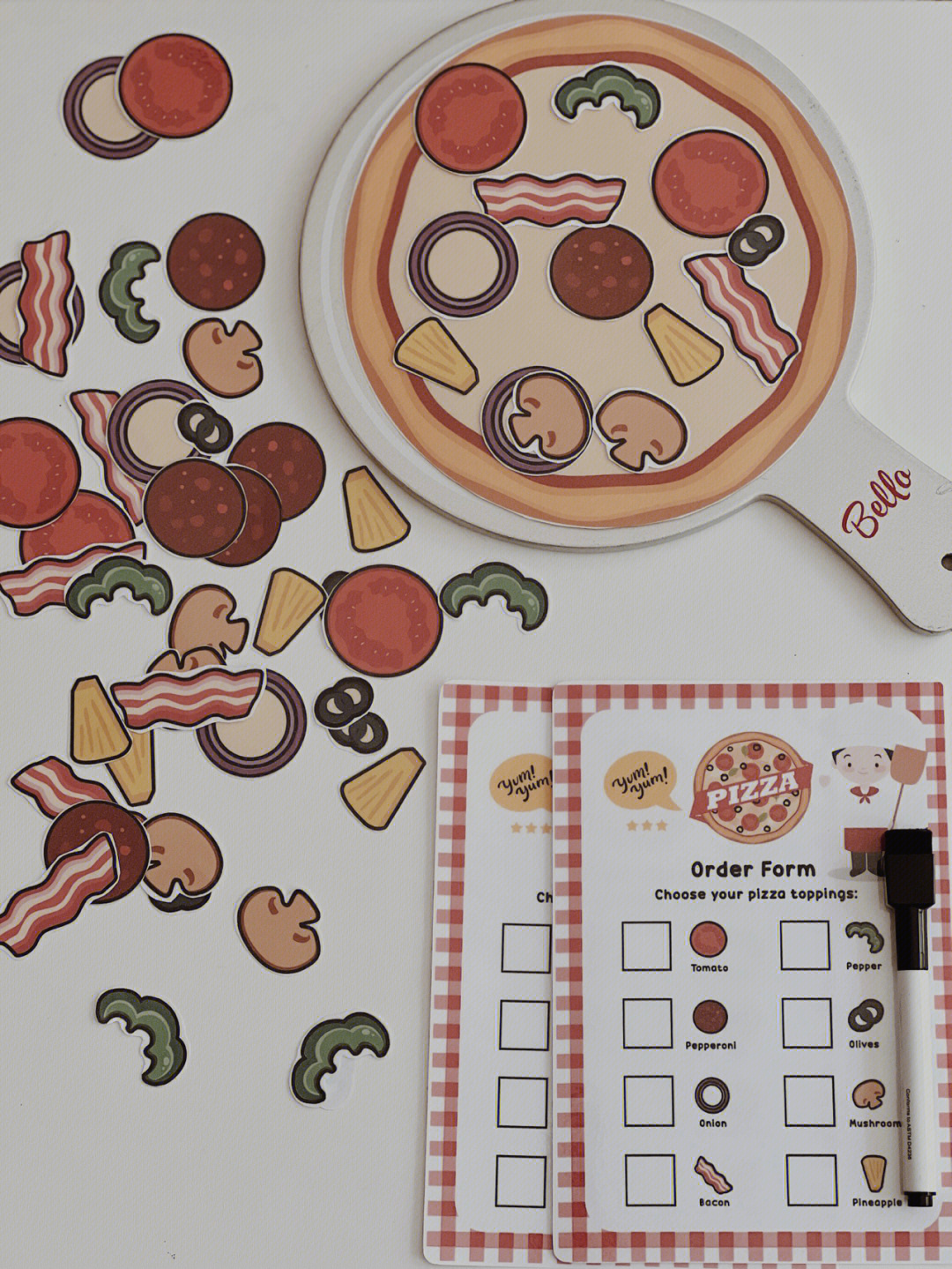 披萨数字教具的介绍图片