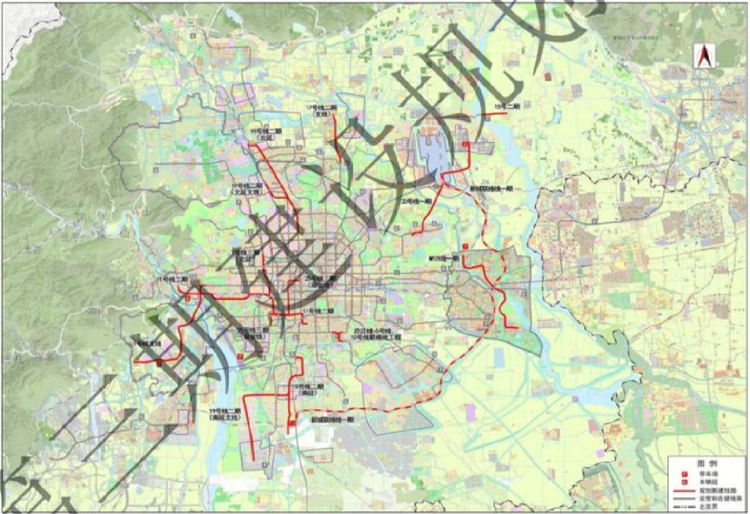 北京市轨道交通三期建设规划20222027