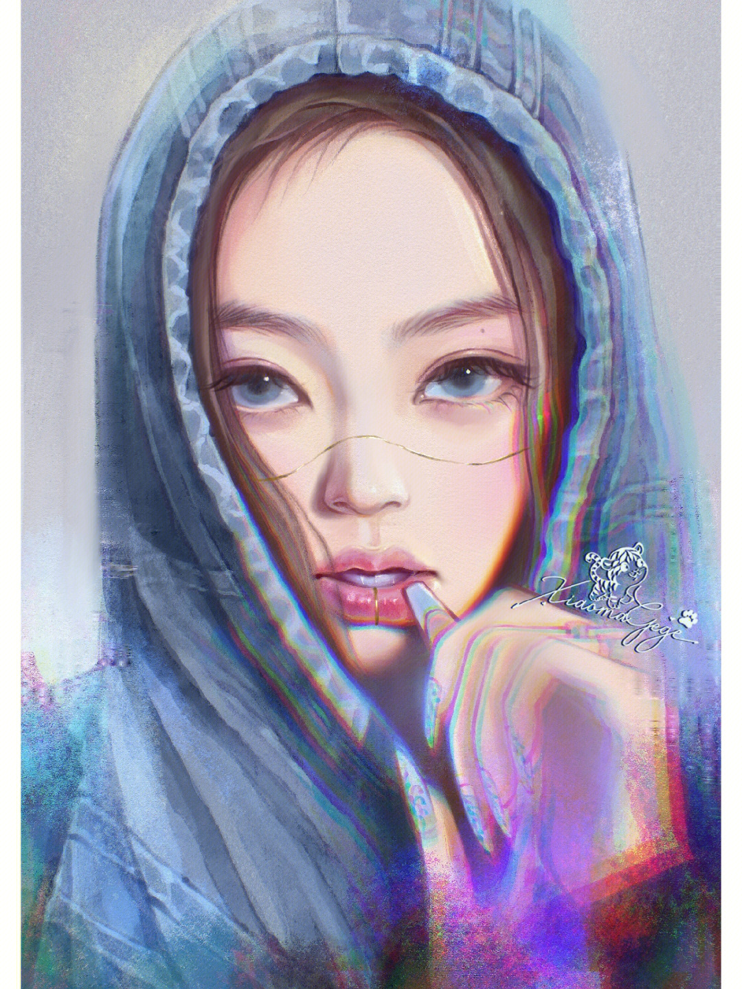 jennie手绘教程图片