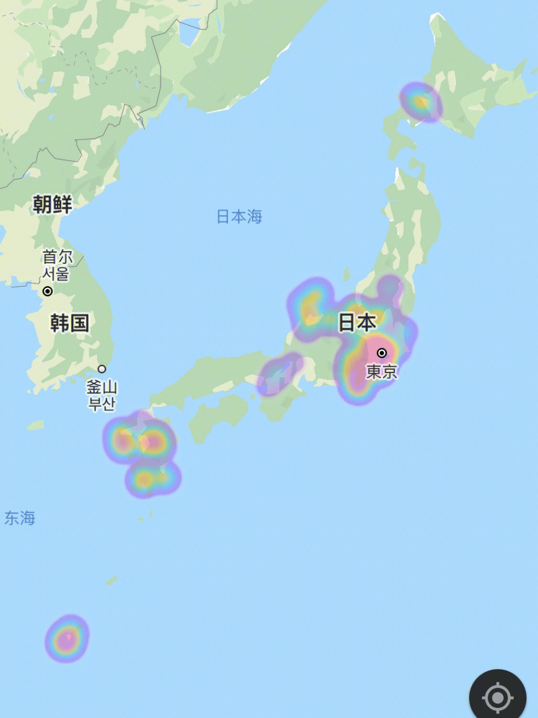 谷歌地图日本图片