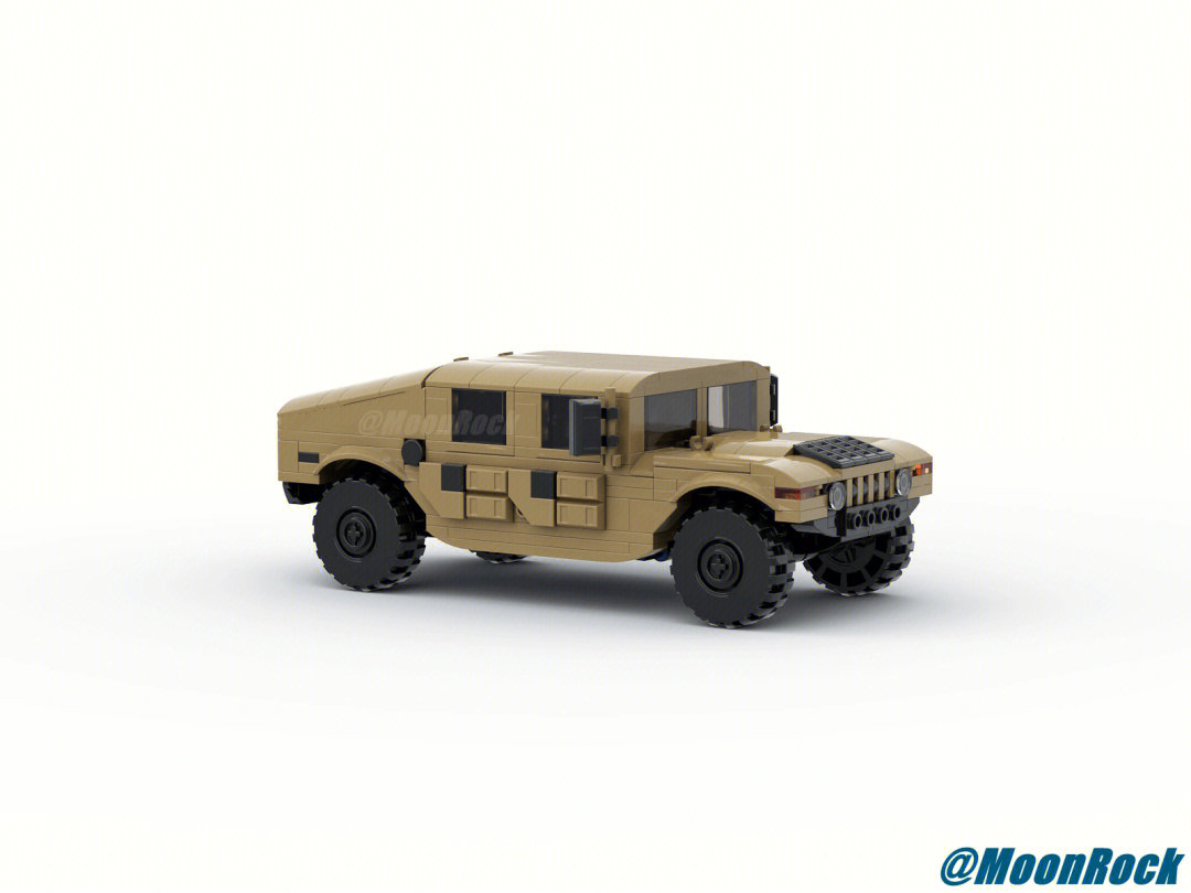 乐高moc悍马humveeh1定制