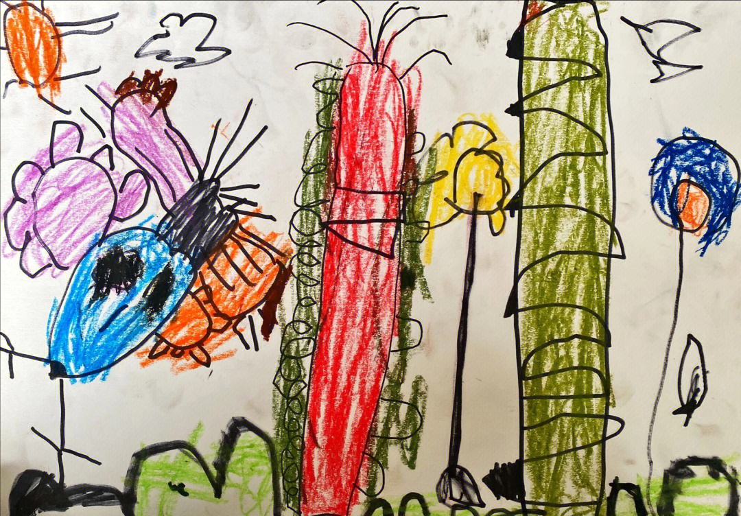 树洞里的猫头鹰46儿童画