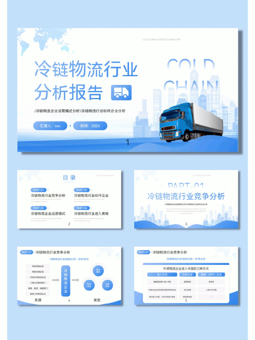 170冷链物流行业分析报告ppt模板