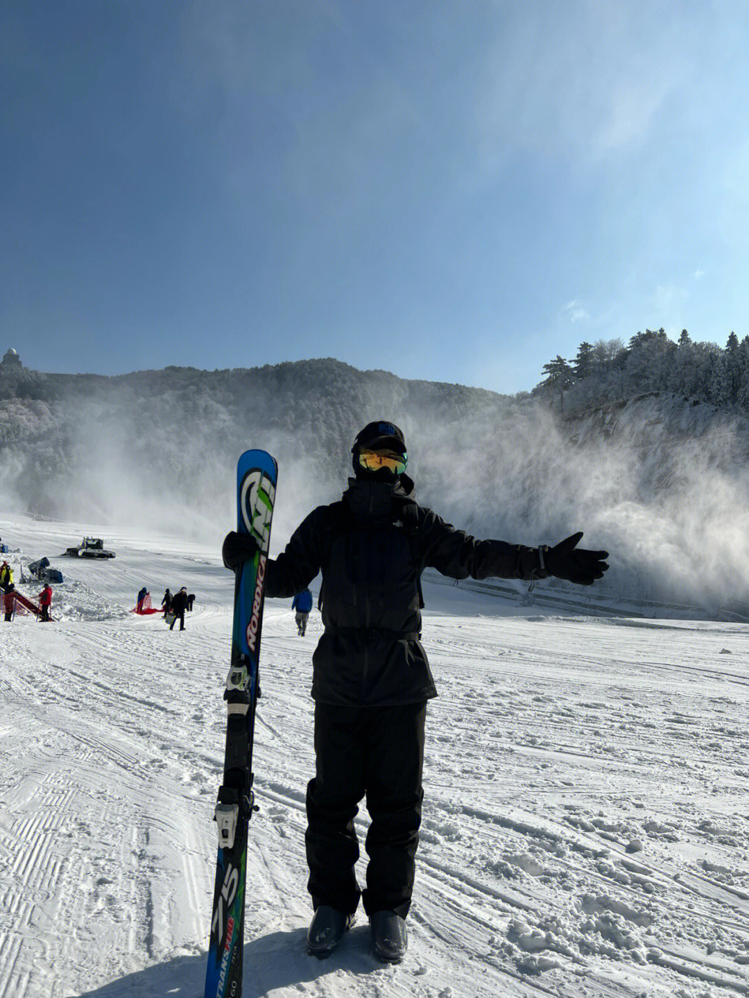 上海去大明山滑雪场图片