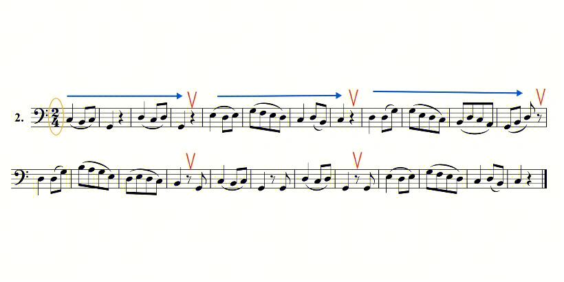 维森堡巴松初学者教程op8vol1连音练习2