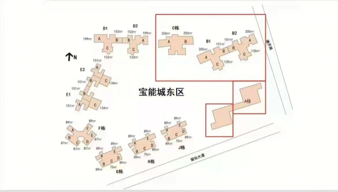 深圳宝能城平面图图片