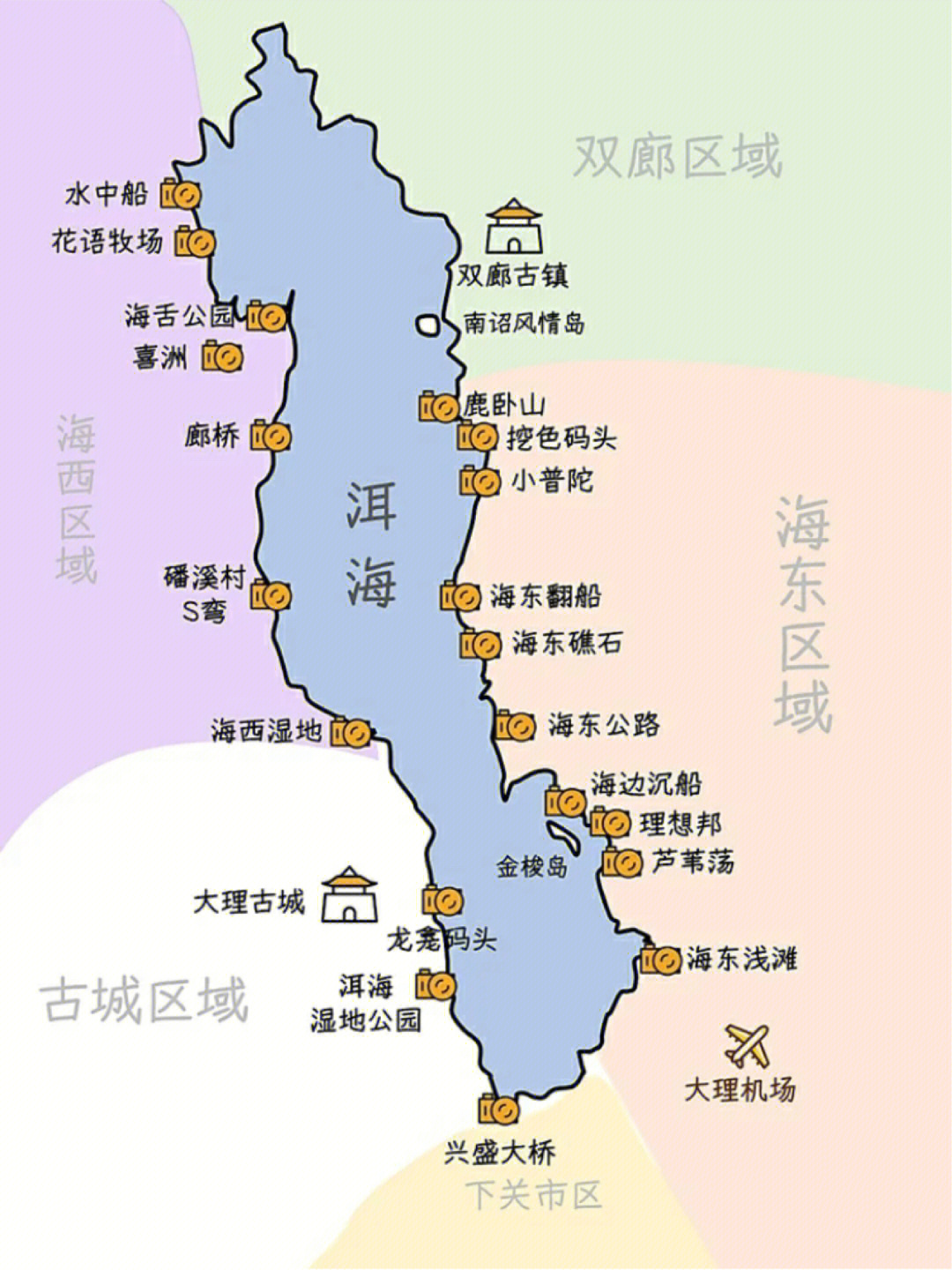 昆明老街手绘地图图片