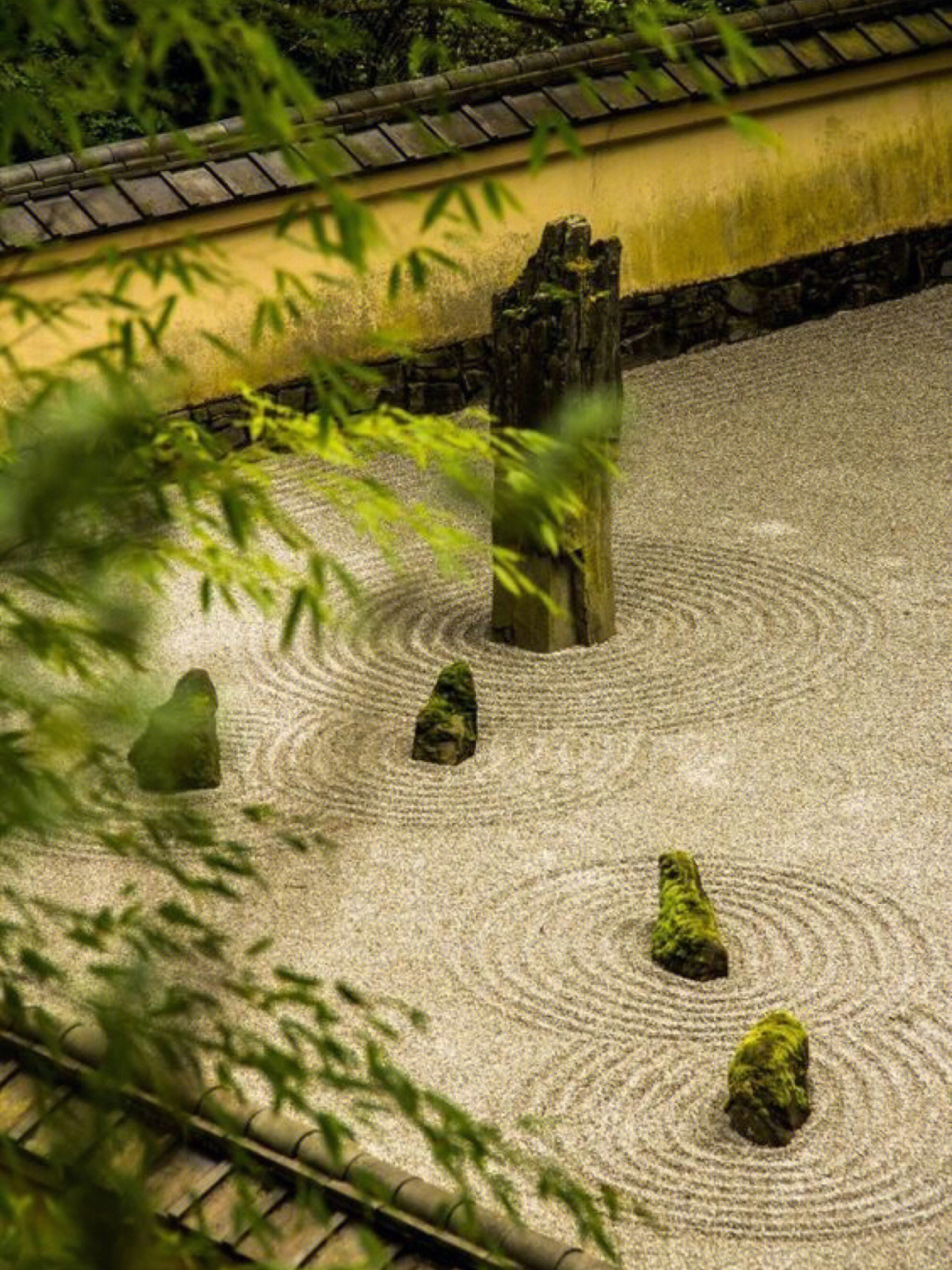 日式庭院枯山水庭院