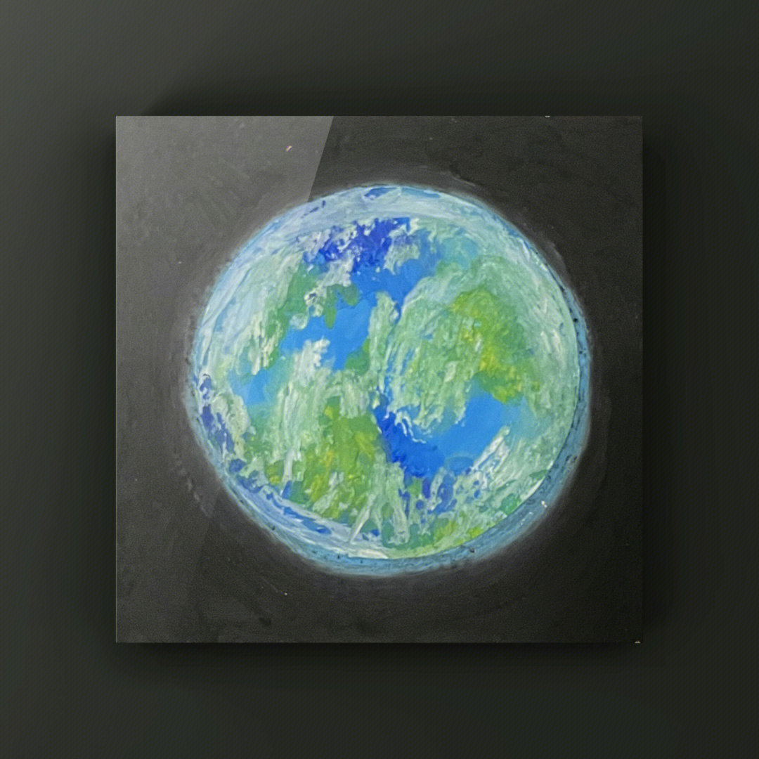 油画星球系列之地球图片