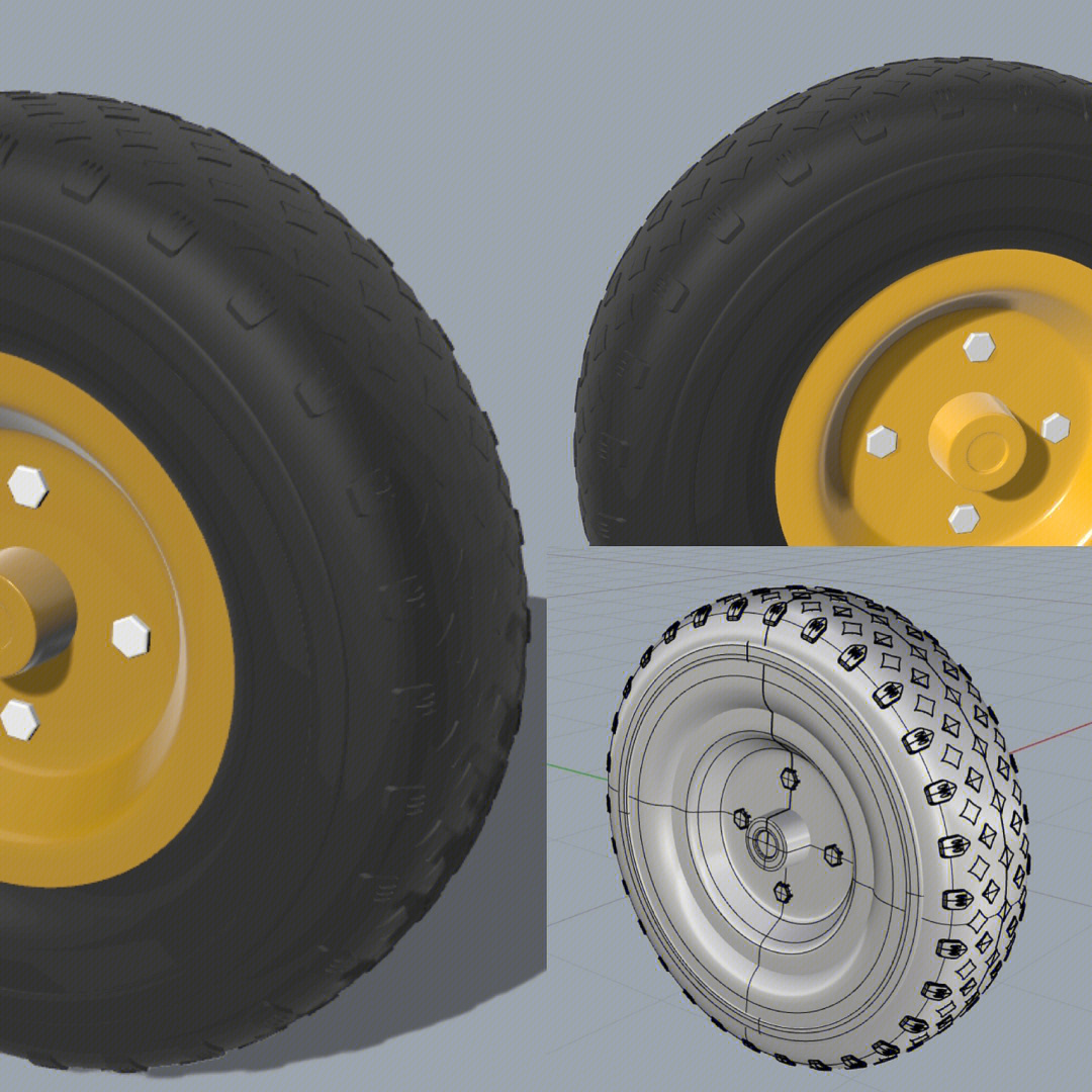 轮胎建模教程犀牛建模