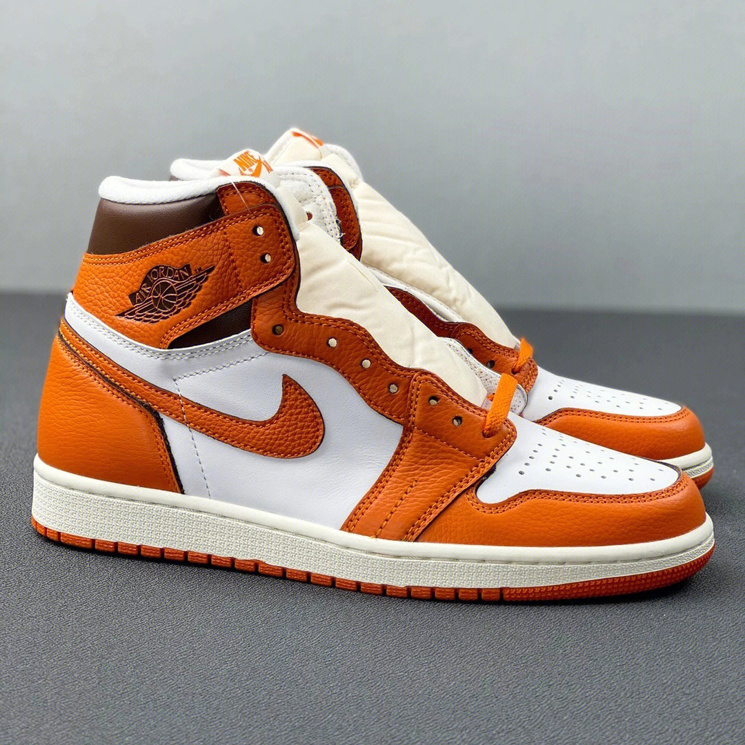 nikeairjordan1白橙运动鞋潮鞋篮球鞋