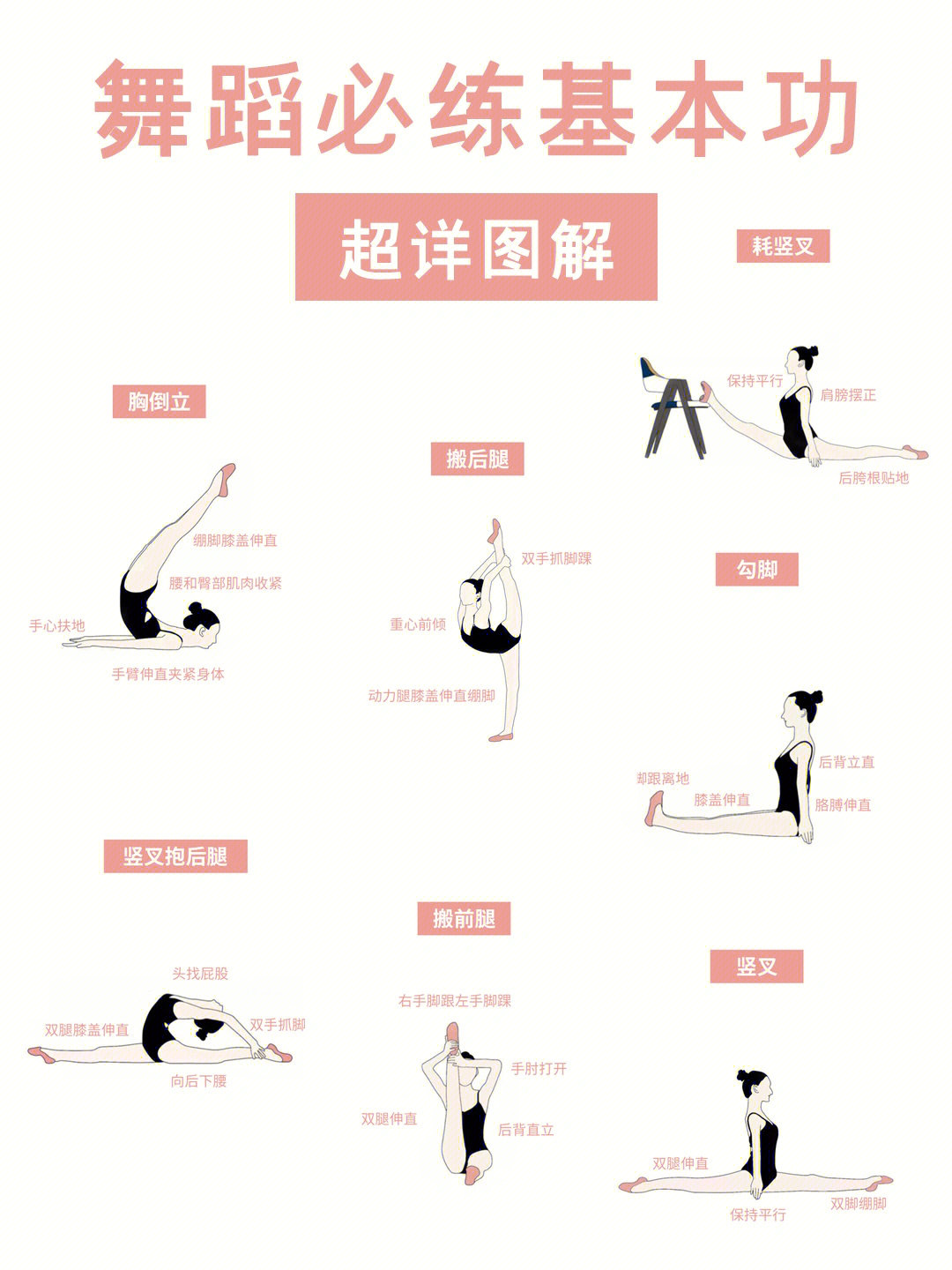 初学者舞蹈基本动作图片