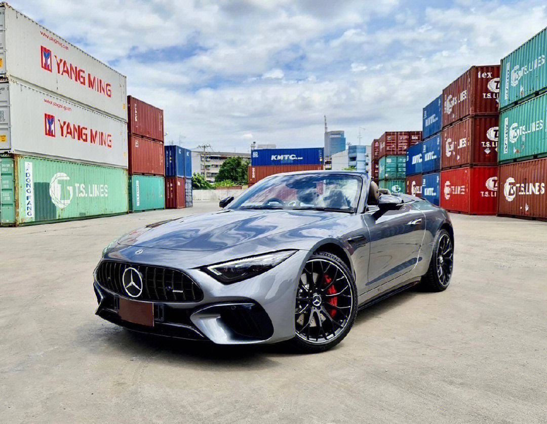 坐标曼谷全新现车敞篷奔驰sl55amg