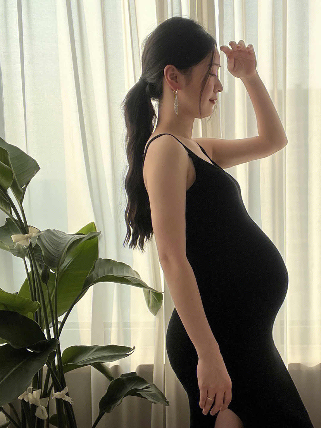 怀孕35周图片