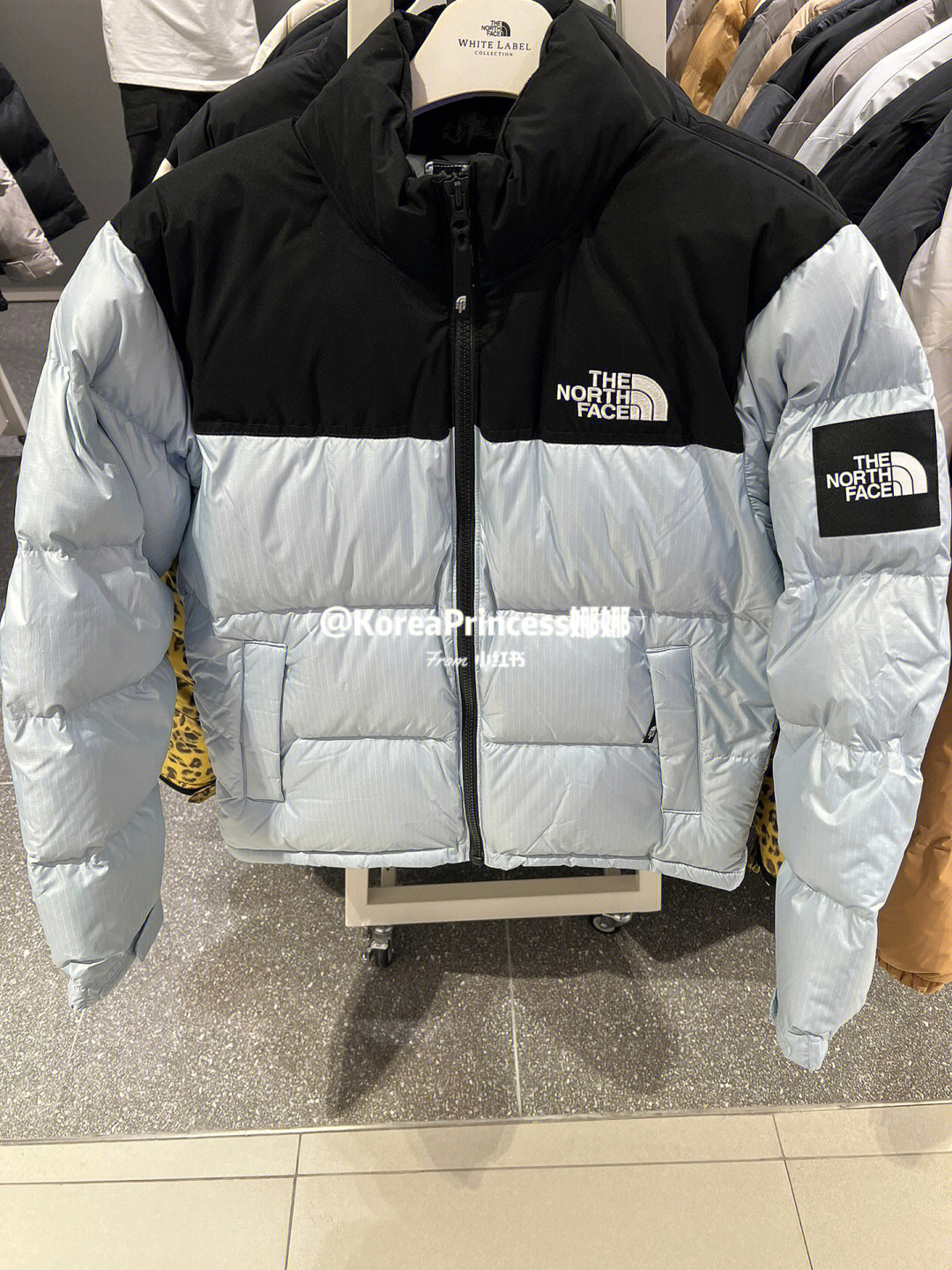 northface星空羽绒服图片