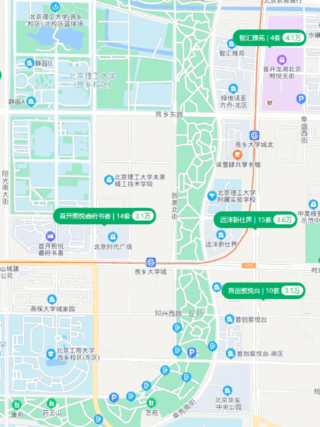 北京工商大学位置图片