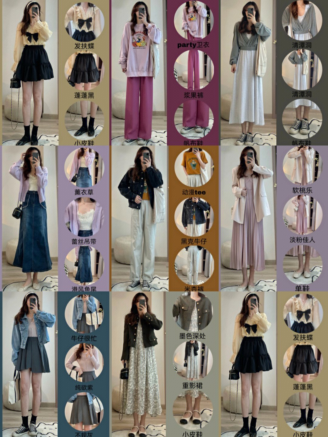 女性穿衣风格类型12种图片
