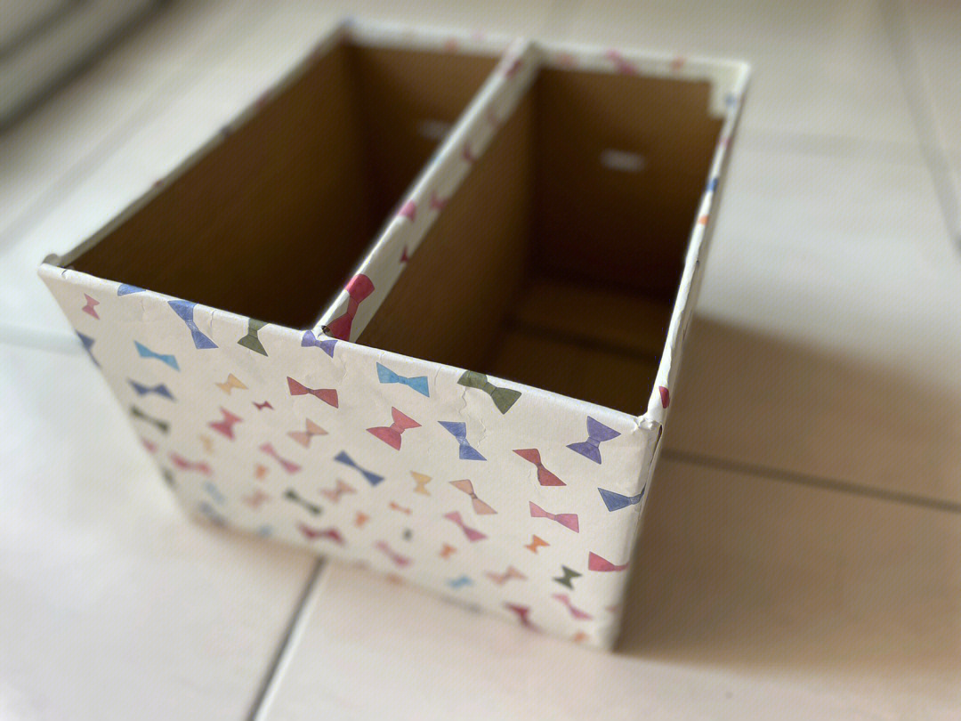 纸箱自制收纳盒图片