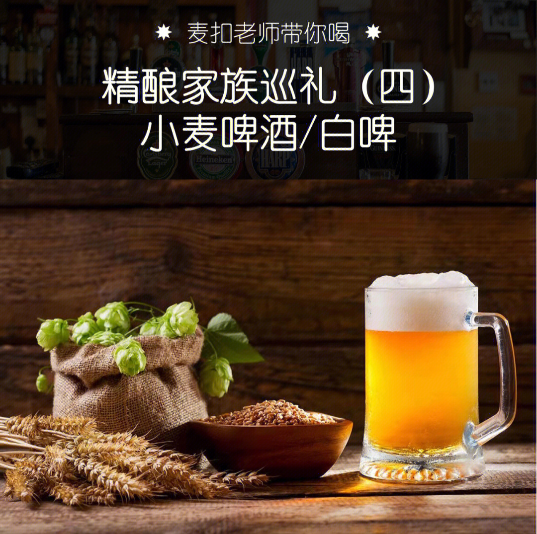 精酿啤酒家族巡礼丨小麦啤酒白啤