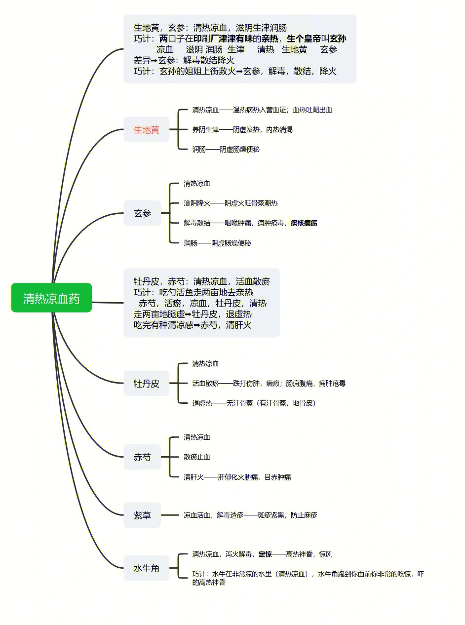 药的思维导图简单图片