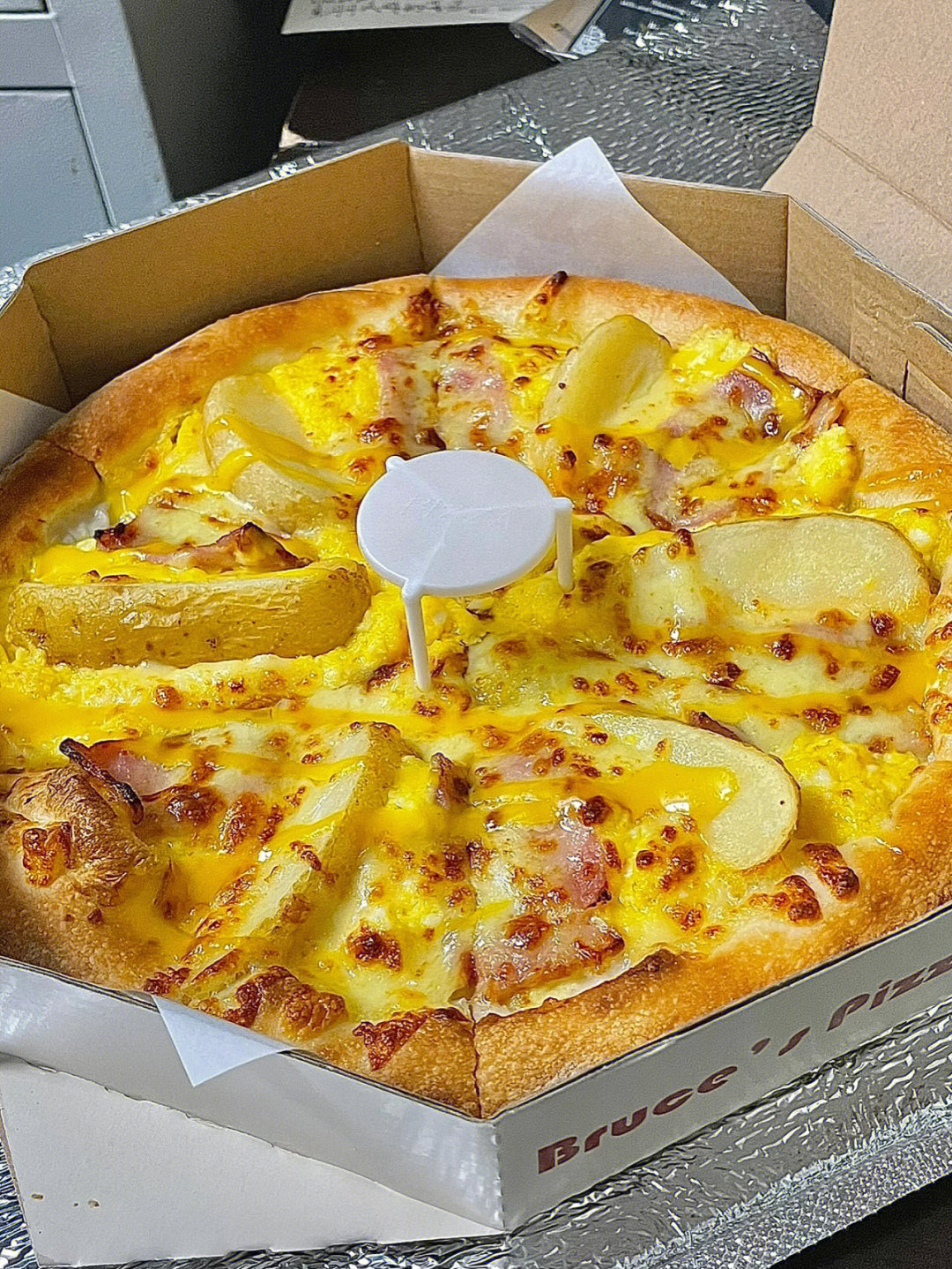 土豆培根披萨