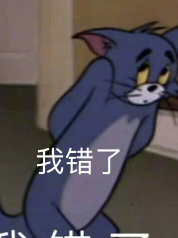 我错了