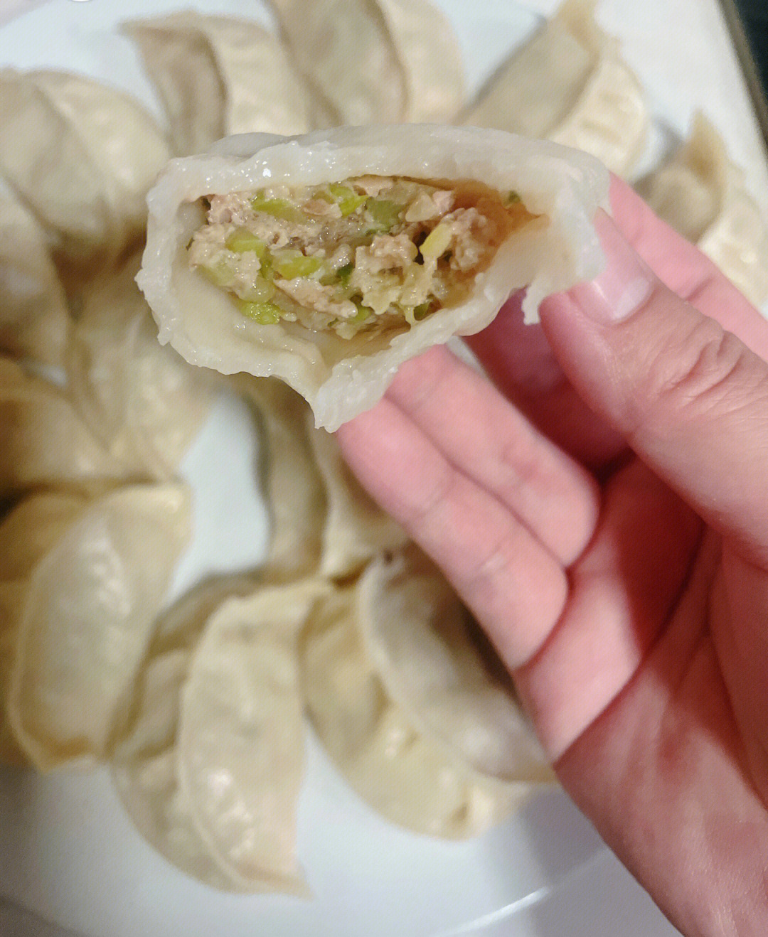 牛肉西葫芦饺子图片