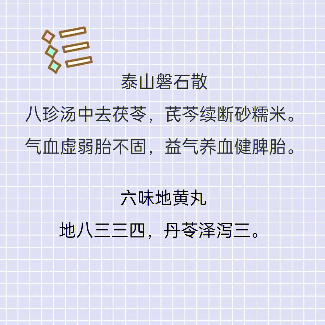 胎元不固证99六味地黄丸功用:滋阴补肾主治:肾阴虚证99一贯煎功用