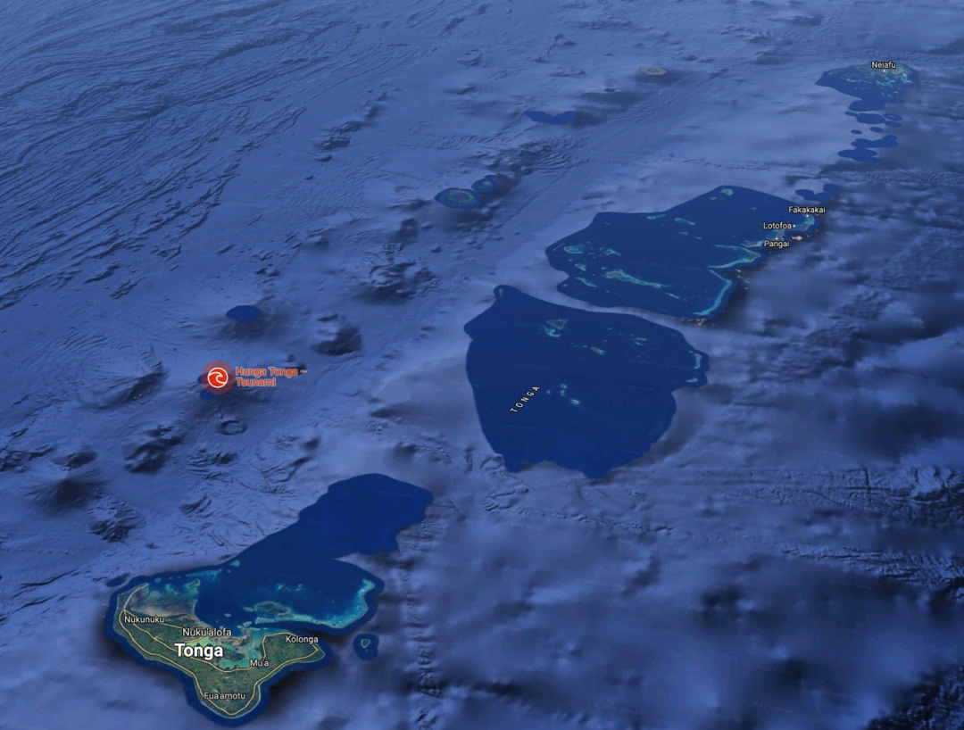 汤加火山位置图图片