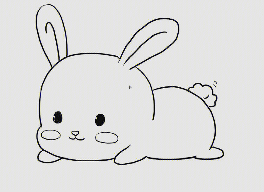 兔简笔画简单图片