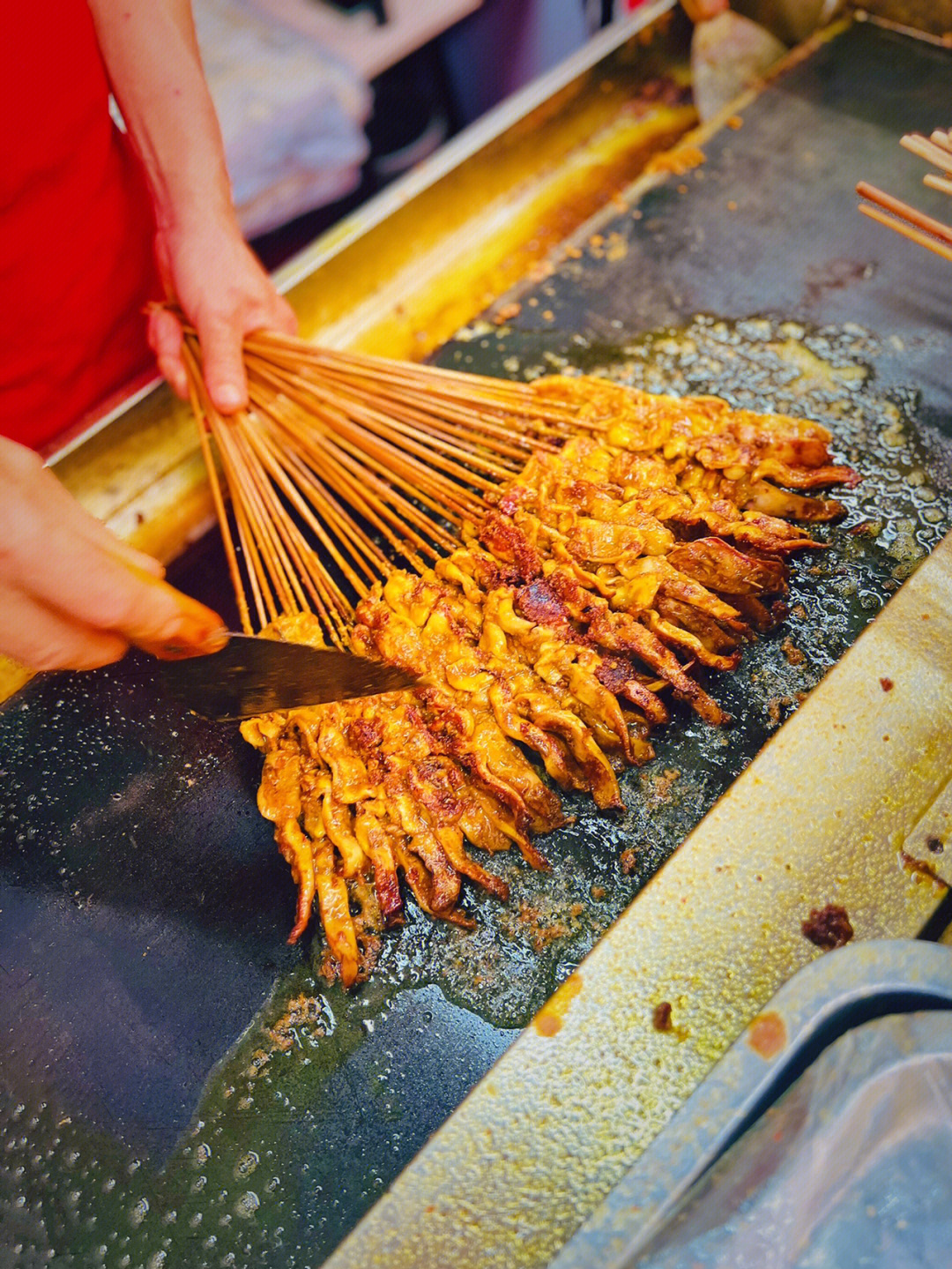 大同美食二十年的老店老姚铁板鱿鱼