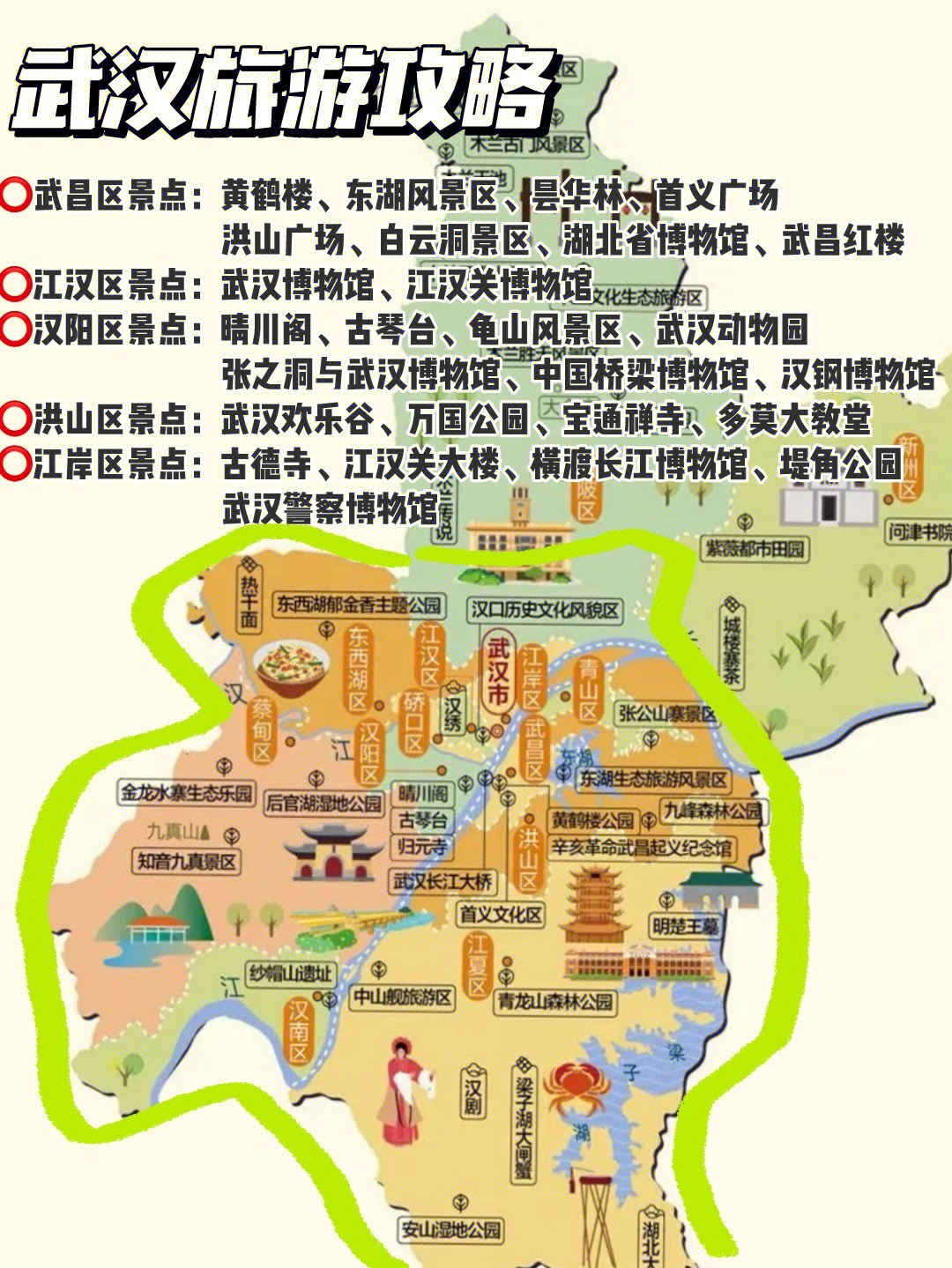 武汉旅游攻略武汉旅行景点介绍美食五一旅游