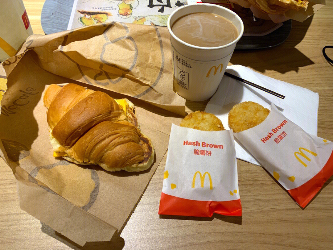 麦当劳套餐 早餐图片