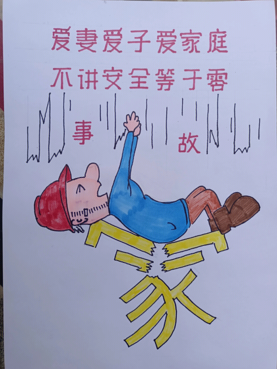 安全漫画 一等奖图片