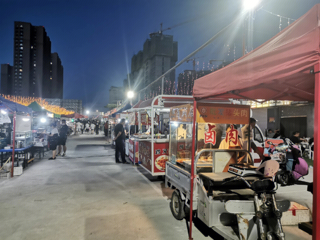 乌鲁木齐温州街夜市图片