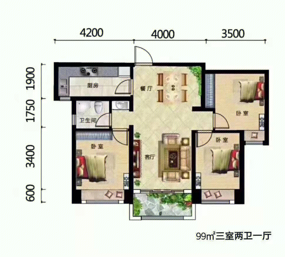 西昌锦江公馆户型图图片