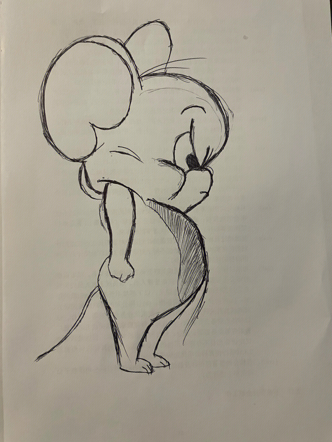 jerry老鼠手绘图片