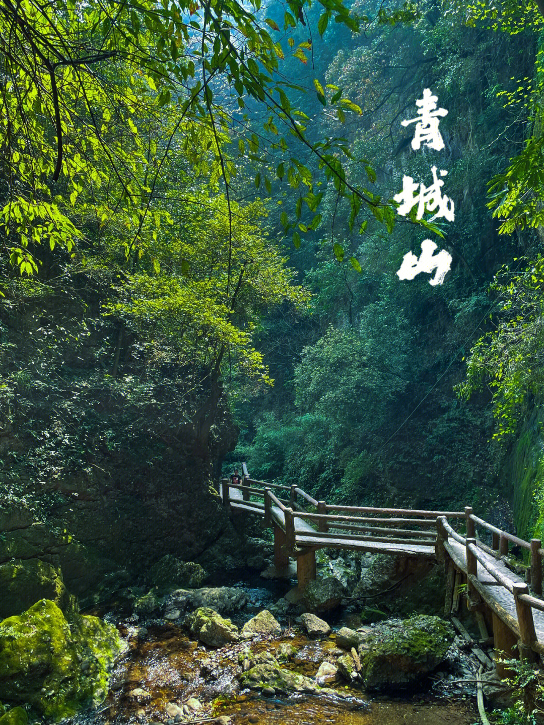 青城山徒步图片