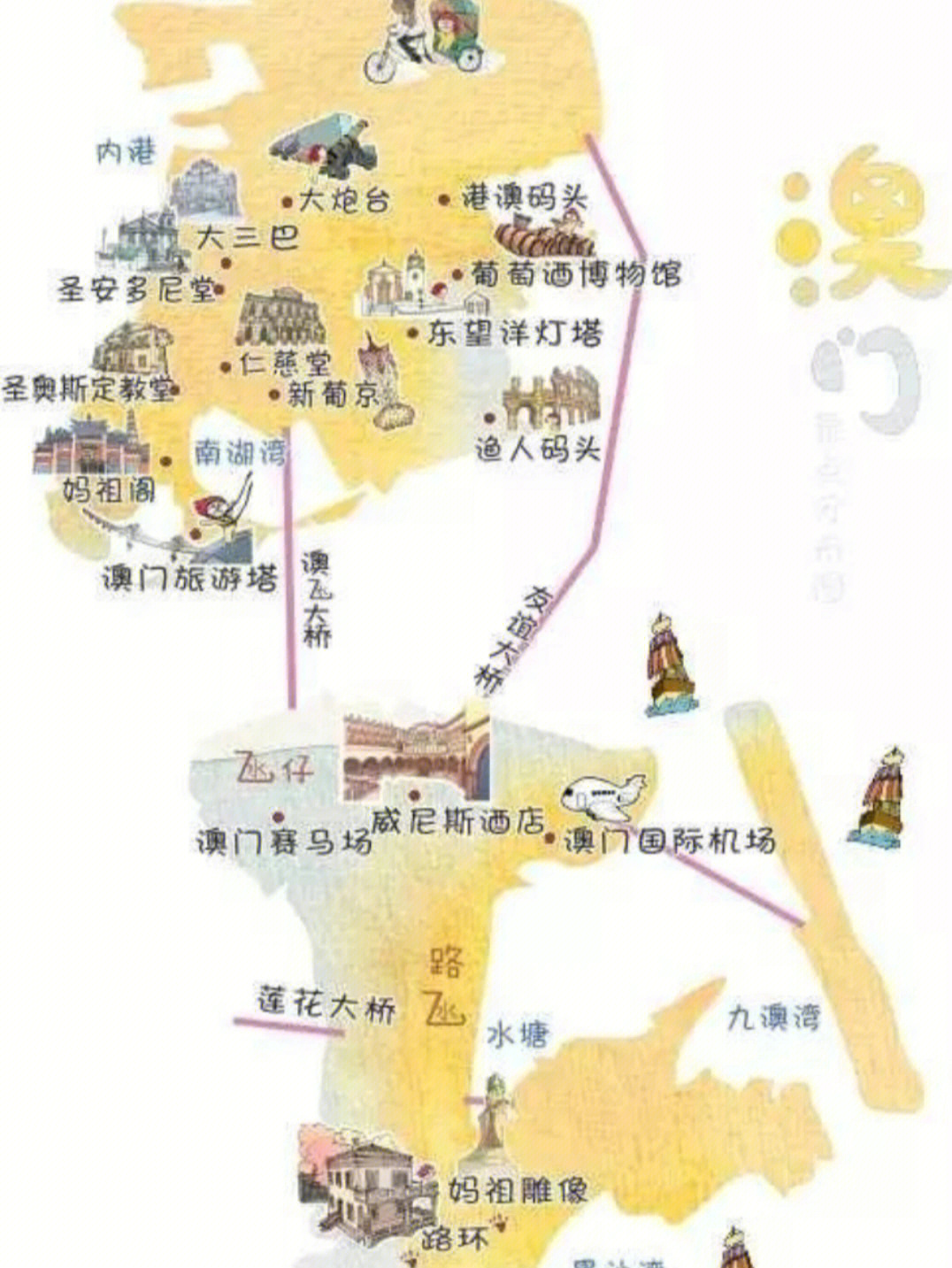 澳门圣安多尼堂区地图图片