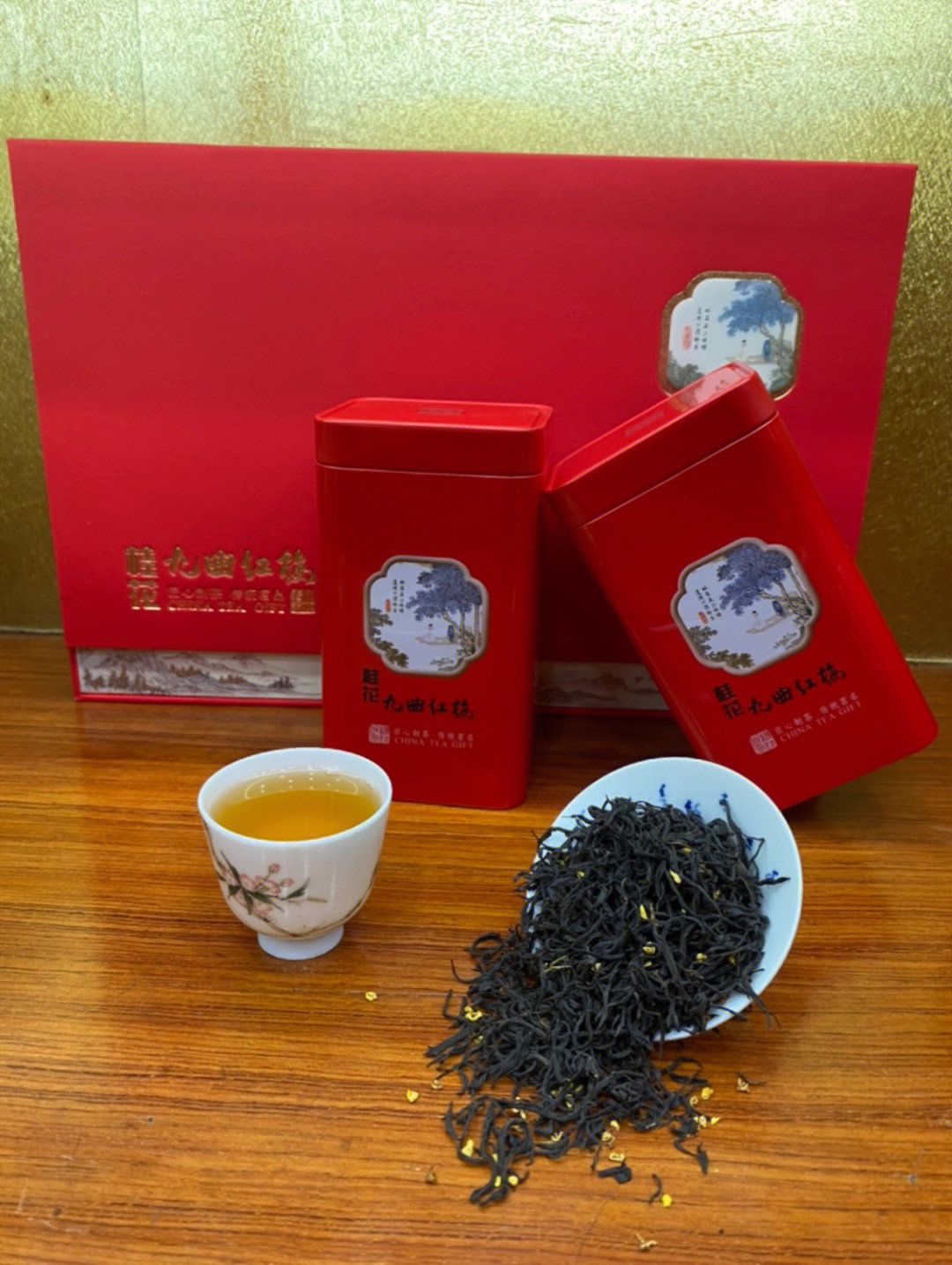 杭州桂花九曲红梅茶礼