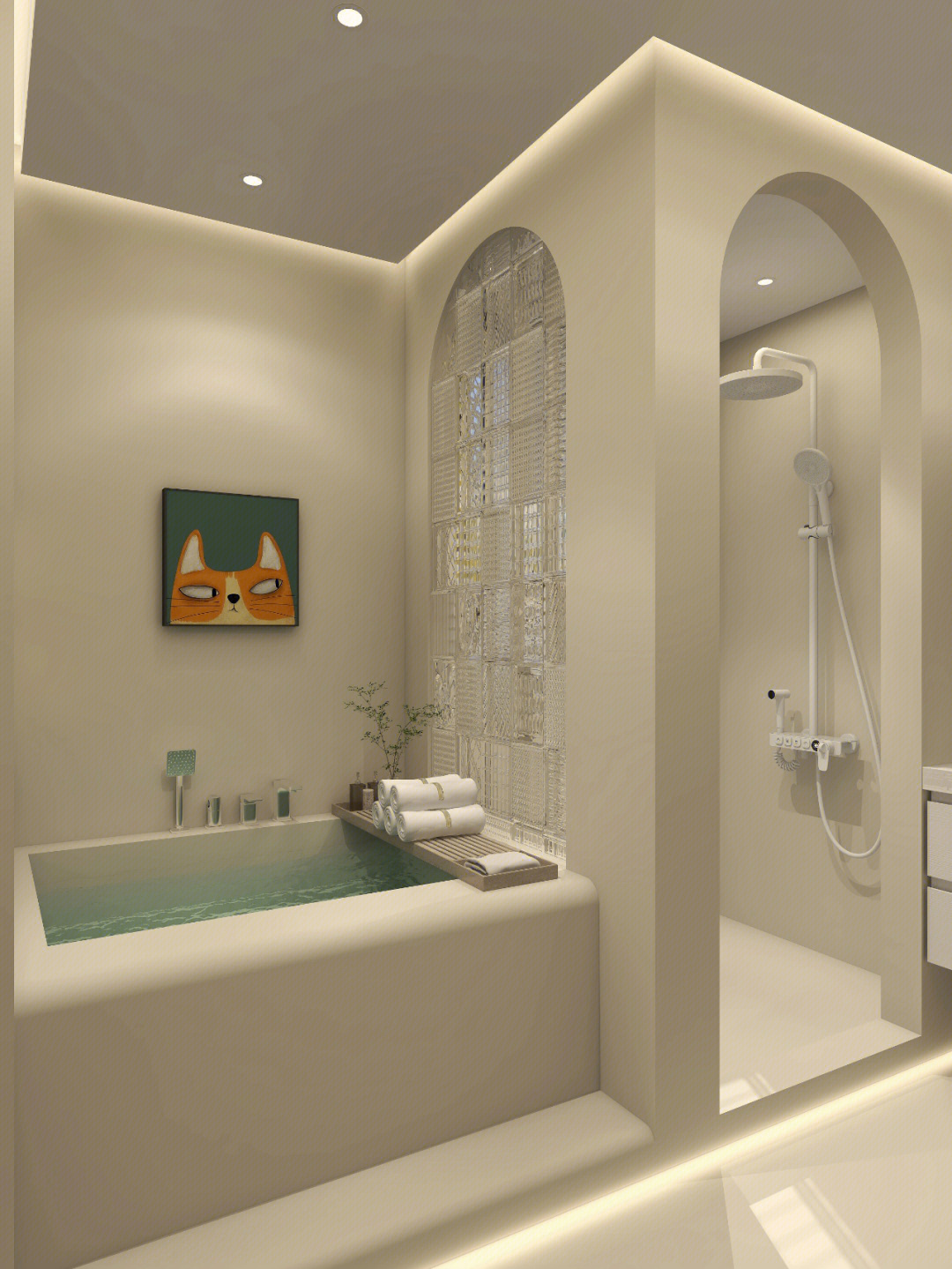 浴室需要浴室感自砌泡澡浴缸满满舒适感