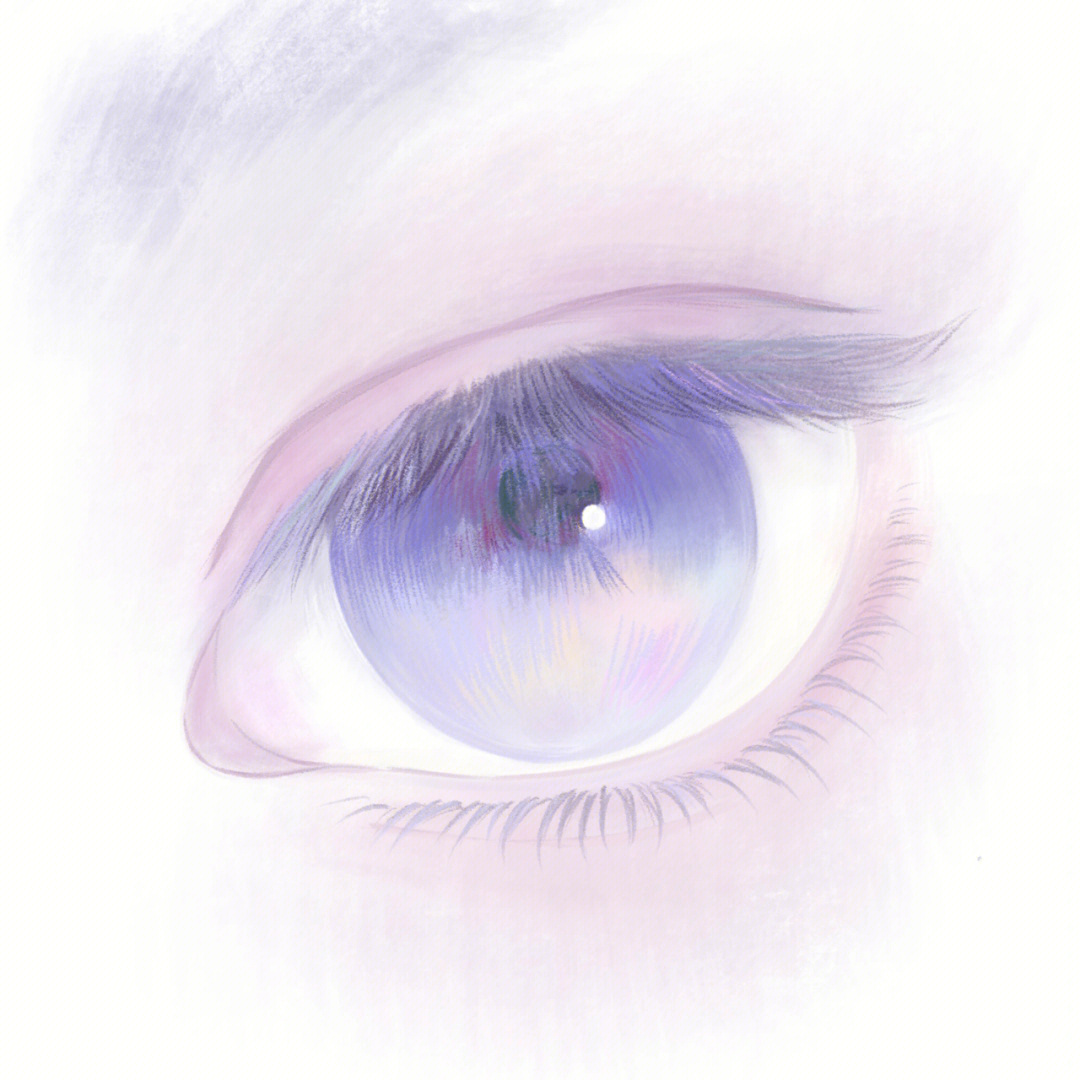 梦幻感的眼睛怎么画procreate眼睛干货教程