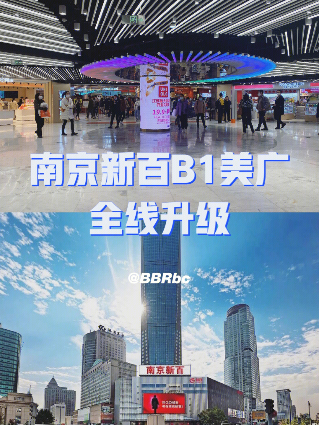 新百是上一代人对于购物中心的认识,那时叫百货公司.