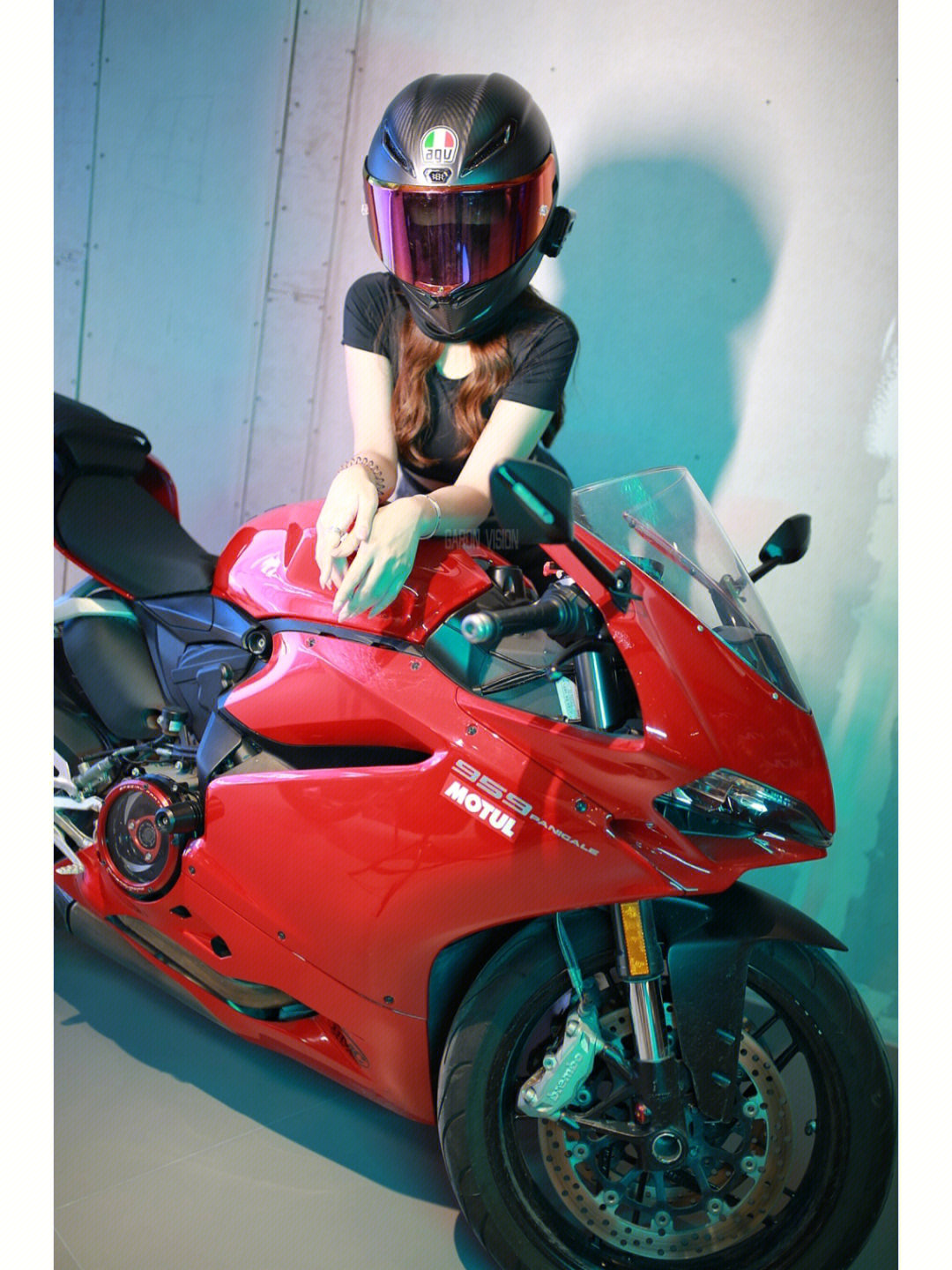 ducati杜卡迪主题拍摄机车女骑