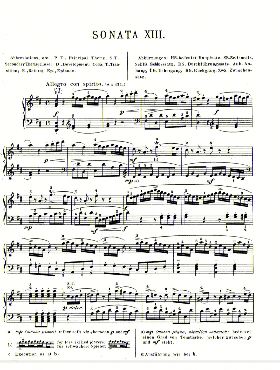 钢琴谱莫扎特k311奏鸣曲第一乐章
